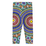 Multi Color Shade Capri Leggings