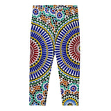 Multi Color Shade Capri Leggings
