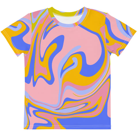 Colorful Kids crew neck t-shirt