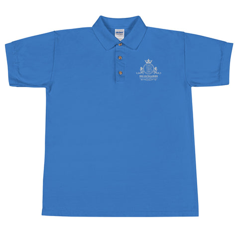 Blue Embroidered Polo Shirt (Billionaires Icon)