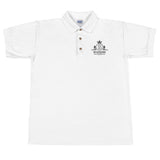 Billionaires White Embroidered Polo Shirt